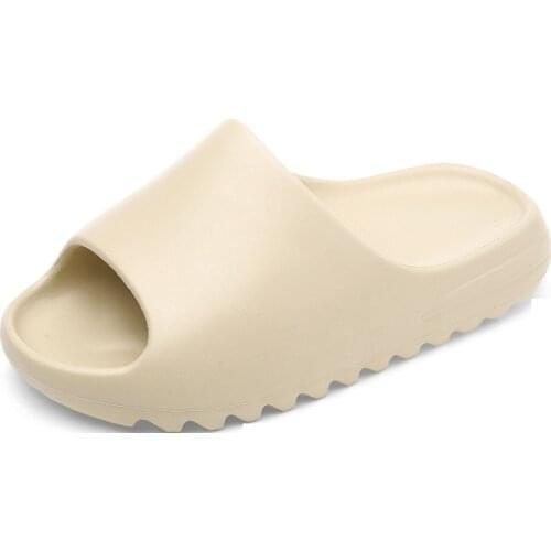 Toddler Slippers Waterproof EVA Soft Sole Light Solid Non-Slip Bathroom Indoor Slippers for Girls Boy Height 3CM Comfortable New