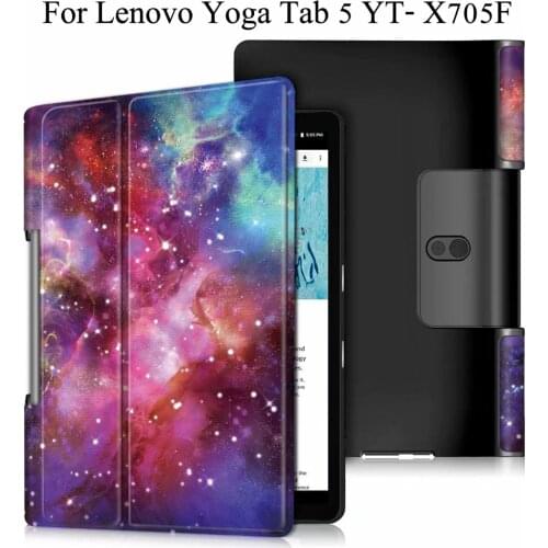 Smart Case for Lenovo Yoga Tab 5 2019 X705F / X705X Tablet Leather Stand Up Cover For Lenovo Yoga YT- X705F YT- X705X case