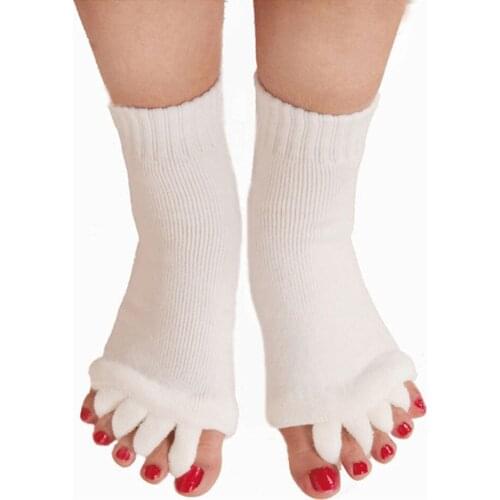 Orthotics Separator Five Toe Socks Fingers Healthy Feet Care Pain Relief Toes Bunion Corrector Posture Correction Ectropion