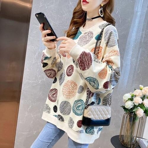 Sweatshitr Women Loose Long Sleeve Pullover Cute Tops Autumn Winter Ladies Casual Oversized Sweatshirts
