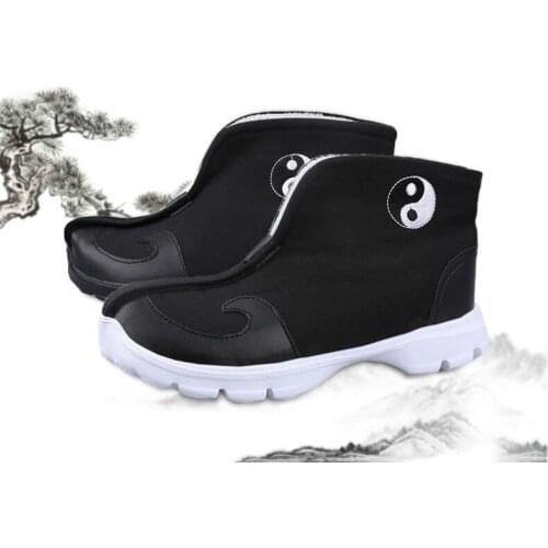 High quality winter warm taoist boots taoism kung fu sneakers shoes