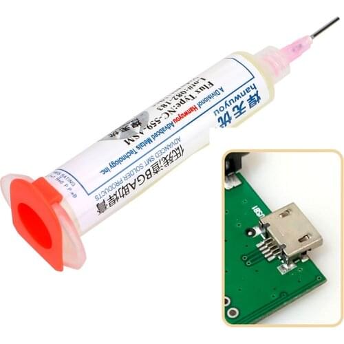 10cc NC-559 Soldering Paste Advanced Welding Oil Flux Grease No-Clean Solder Paste PCB IC Parts Welding NC-559-ASM-UV BGA