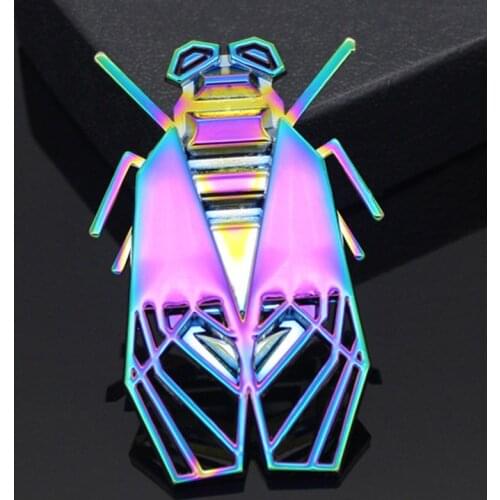 12pcs/lot Stainless Steel Bee Brooches For Men Jewelry Fashion Women Hijab Pins Party Gifts Womens Broaches Bags Accessories