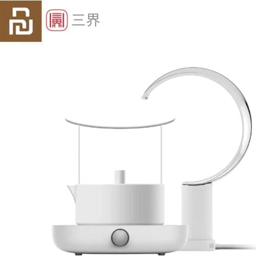 Youpin Sanjie Induction Cooker Tea Set Automatic Desktop Touch Switch Water Pump Unique Kettle for Chatting Drinking Tea