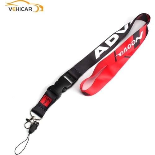 VEHICAR Car Lanyard Neck Straps Detachable For ADVAN Keys Mobile Phone USB Flash Drives Keychains ID Badges Card Auto Hang Rope