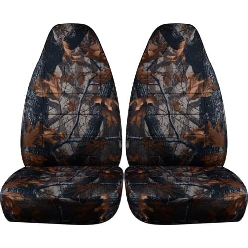 Car Seat Covers Camouflage jungle serie Front Seat cushion for Sedan SUV Pick-up Large Vehicles Universal Designed Red Pink Gray