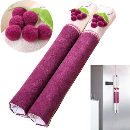 Refrigerator Handle Covers High-quality Door Handle Covers Embroidered Lace Handle Wrap Refrigerator Door Stand