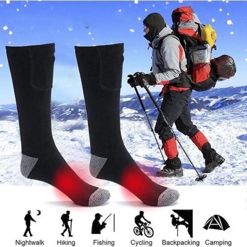 Remote Control Electric Heated Socks with Rechargeable Battery for Chronically Cold Feet Large Size USB Charging Heating Socks
