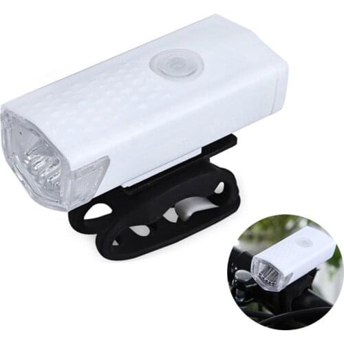 Bicycle headlight Waterproof USB Rechargeable Bike Lights Head Front LED Flash Light Cycling Safety Lamp Bike Accessory SNO88