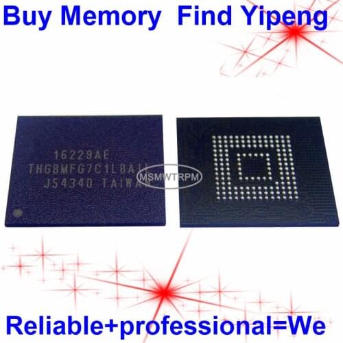 THGBMFG7C1LBAIL BGA153Ball EMMC5.0 5.0 16GB Mobilephone Memory New original and Second-hand Soldered Balls Tested OK