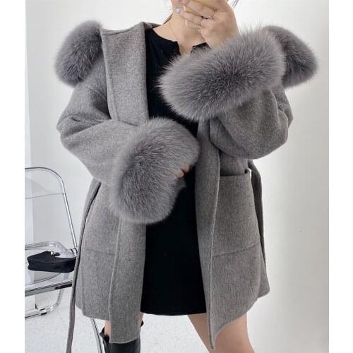 Женские большие пальто FURTJY China At AliExpress