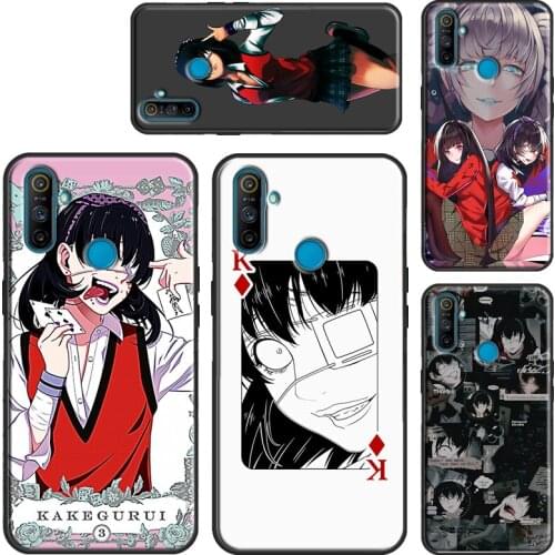 Ikishima Midari Kakegurui Anime Case For Realme 8 Pro C15 C11 C3 GT Neo 7i Q3 6 7 Pro Funda For OnePlus 9 Pro 8 Nord 7T 8T
