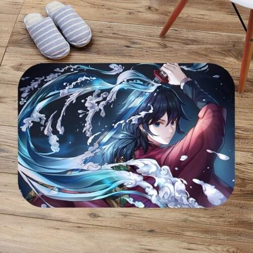 Demon Slayer Doormat Custom Floor Mat Rug Indoor Outdoor Bathroom Mats Soft Anti-Slip Carpet
