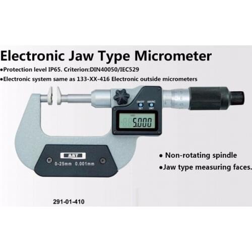 Electronic Jaw type micrometer IP65 waterproof 0.001mm 0-25mm 25-50mm measure the gear tooth disk micrometer