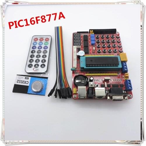 Mini System PIC Development Board + Microchip PIC16F877 PIC16F877A
