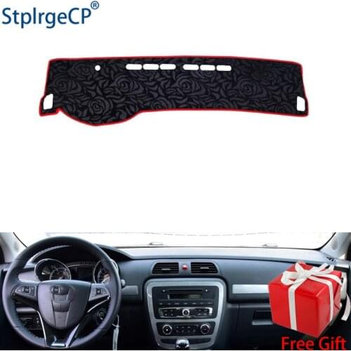 Latest Rose Pattern Non-slip Car Dashboard Cover Dash Mat Pad DashMat ANti-UV Car Sticker for JAC T6 T8 2016-2018 Car Styling