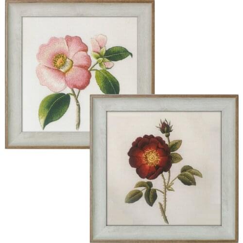 New rose embroidery DIY material package, exquisite craft hanging ornaments cross - border hot - selling. Free embroidery stretc