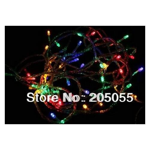 220V 30m 300LED String Fairy Light LED Xmas Tree Party Wedding Garden Christmas Decoration EU Male/Female tail plug-MULTICOLOR