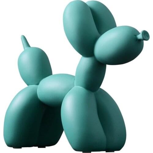 Animal Balloon Dog Ornament Creativity Nordic Simplicity Home Decoration Modern Living Room Office Resin Handmade Craft Art Gift
