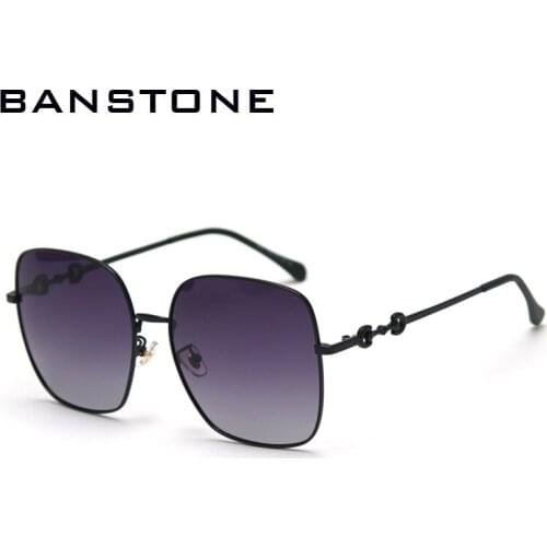 Women Anti Glare Glasses Fashion Square Polarized Sunglasses Men Brand Metal Frame Fishing Glasses Gradient Eyewear UV400