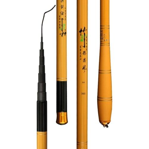 1.8m-5.4m Stream Rod Hard Mini Carp Wedkarstwo Olta Carbon Fiber Short Section Hand Stick Ice Fishing Canne Vara De Pesca