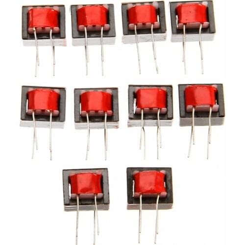 10pcs 1:1 Isolation Transformer High Efficiency EI14 600:600 Ohm Europe Audio Transformers