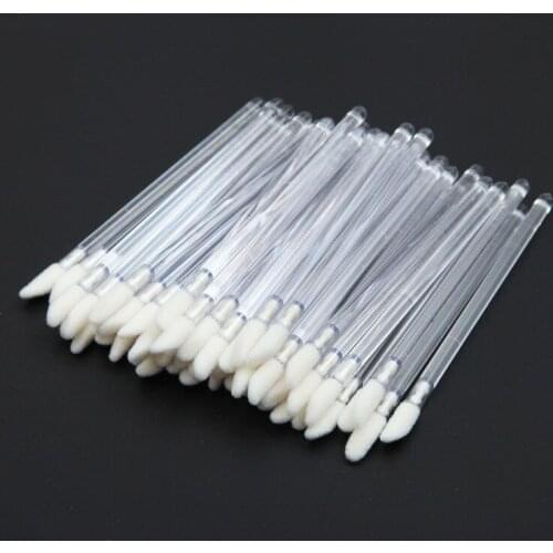 1000Pcs/pack Disposable Lip Brush Makeup Brushes Pen Lipstick Mascara Wands Brush Cleaning Eyelash Cosmetic Brush Applicators