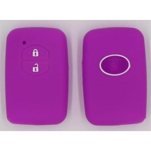 4PC Fashion Remote Car Key Holder Full Cover Case For Toyota Hilux Revo Innova Rav4 Fortuner TPU keyring Accessories