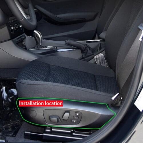 2 Pcs Car Styling for BMW 3 Series X1 E84 E90 2005-2012 Seat Side Adjustment Frame Decoration Cover Car Interior Accessories