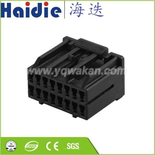 Free shipping 5sets 16pin female auto electric housing plug plastic wiring cable unsealed connector 917981-2