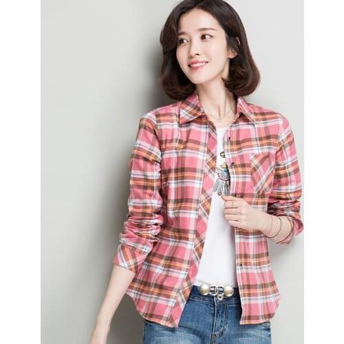 BOLEEBIRD Women's Cotton Shirts