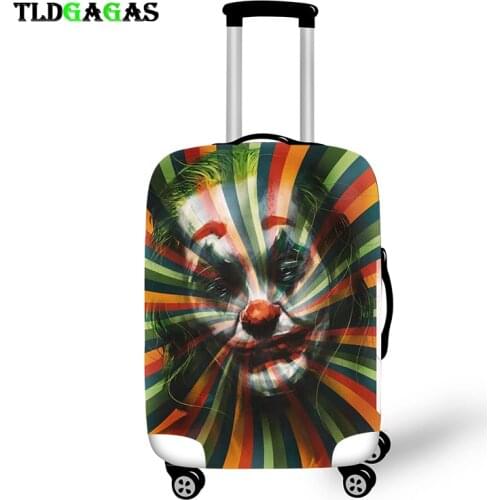 Joker Pattern Elastic Luggage Protective Cover Case For Suitcase Protective Cover Trolley Cases Covers Xl Travel Accessories 3D