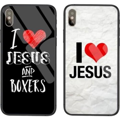 I Love Jesus Christianity Bible Coque For Xiaomi Redmi 9 9A 9C 8A Pro Max Redmi 9 9A K40 Pro Plus Less Expensive Black Cover