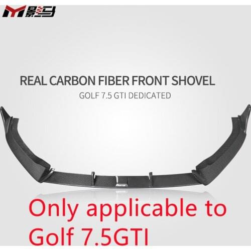 For Volkswagen Golf 7.5GTI dedicated front shovel front bar lower lip modification small surrounded Kabool carbon fiber trim