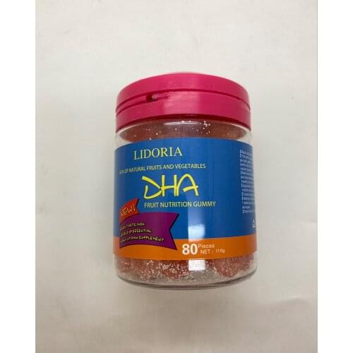 LIDORIA110g blueberry strawberry flavor fruit flavor net red fruit flavor DHA candy non-stick childrens candy