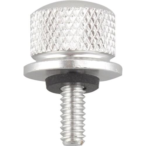 Chrome Billet Aluminum Knurled Craft Rear Fender Seat Screw Bolt Hardware For Harley 96-20 Sportster Dyna Softail Touring CVO