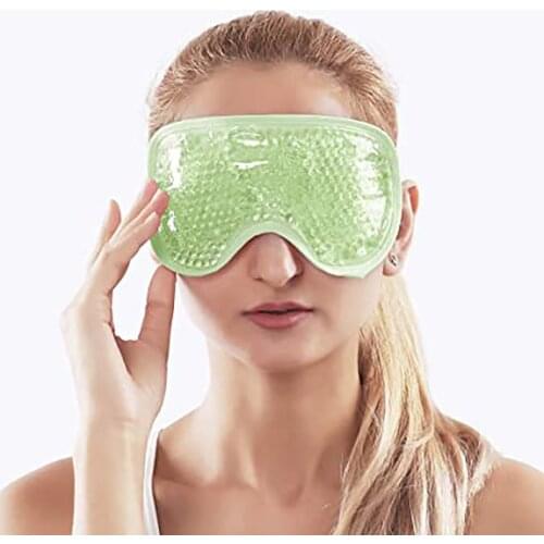 Reusable Cold Sleeping Eye Mask Ice Eyeshade Cover Summer Lunch Break Sleep Compress Eye Mask Eye Fatigue Relief Relaxation