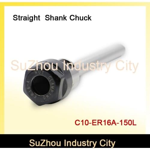 New ! C10 ER16A 150L Collet Chuck Hoder Straight Extension Rod Shank Chuck Collect ER16 Collet ER16A Nut for CNC Milling