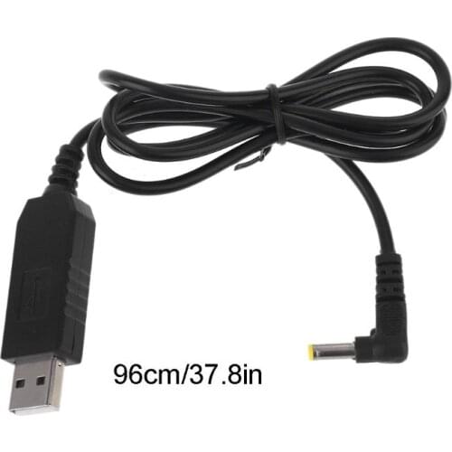 New USB 5V Step Up to 12V 4.0x1.7mm Power Supply Cable for Echo Dot 3rd Router LED