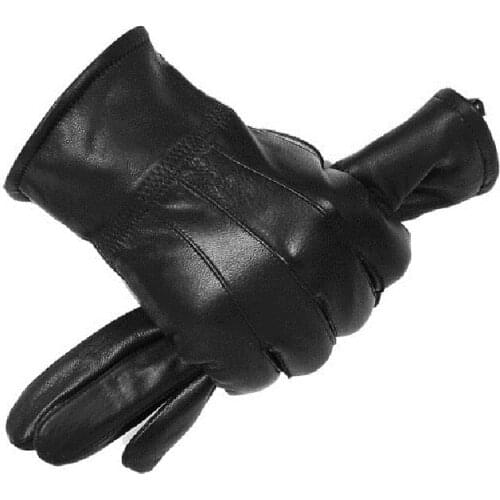 2021 natural real leather gloves men,sheepskin Cycling gloves .002