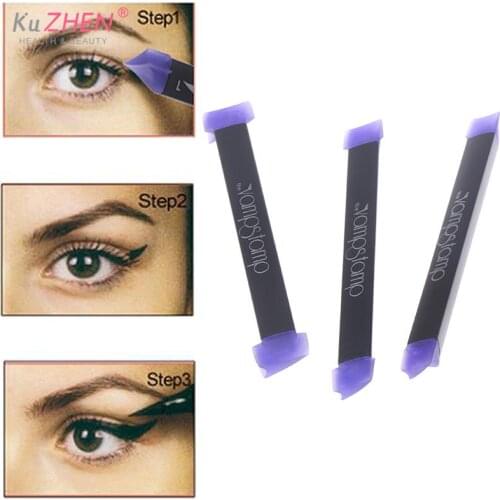 Eye Liner Stamp Eyeliner Tool Beauty Makeup Brush New Wing Style Kitten Large Easy To Cat Eye Cosmetic Quick Dry Eyeliner Set