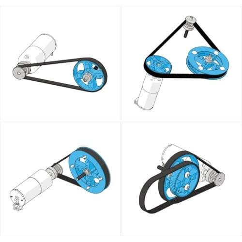 Makeblock Timing Belt Motion Robot Pack-Blue 95040, diy kit building block for learning, high tech stem toys