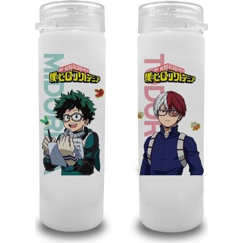 1Pc Anime The Founder of Diabolism My Hero Academia Glass Cup Cartoon Character Wei Wuxian Water Cup Bottle
