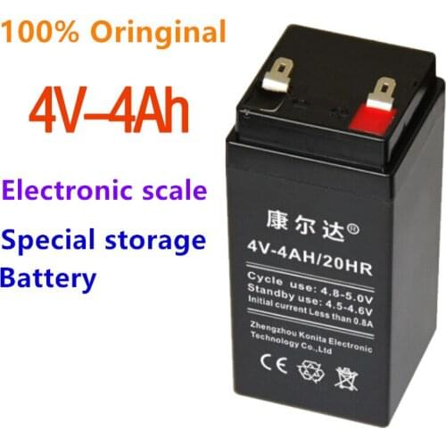 Original 4V 4.0Ah pricing electronic scale table scale lead-acid battery emergency light childrens toy car rechargeable battery