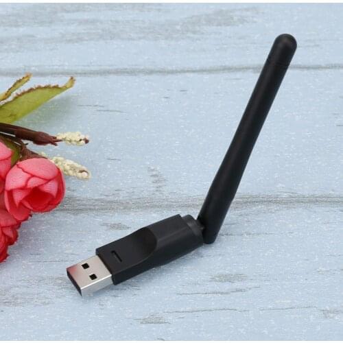 WiFi Wireless Network Card USB 2.0 150M 802.11 b/g/n LAN Adapter with rotatable Antenna for Laptop PC Mini Wi-fi Dongle