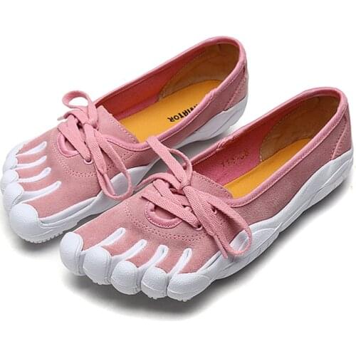 Womens Yoga Shoes Shock Absorption Breathable Wave Speed Sneakers Dance Shoes Pilates Mavericks Five Finger Shoes