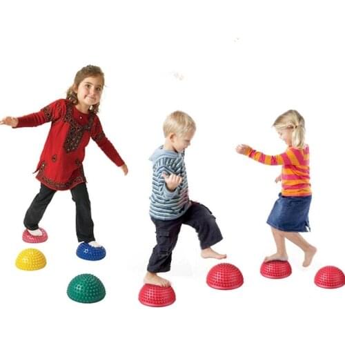 16CM Kids Toys Inflatable Ball Balance Toy Children Interactive Games Fun Sports Massage Balls Fitness Equipment Home Gym 1PCS