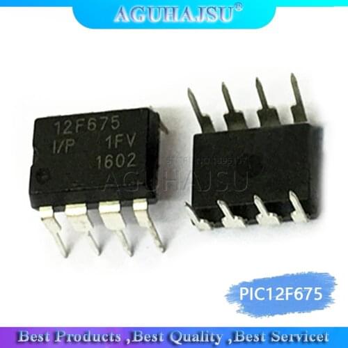 2PCS 12F629 12F675 DIP8 PIC12F629-I/P PIC12F675-I/P PIC12F629 PIC12F675 DIP-8 DIP new and original IC Chipset