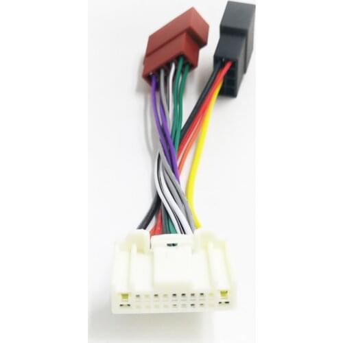 2019 Car Radio ISO Connector Plug Adapter Wiring Cable for Nissan Murano Pulsar Micra Tiida CII Juke F15 Navara D40