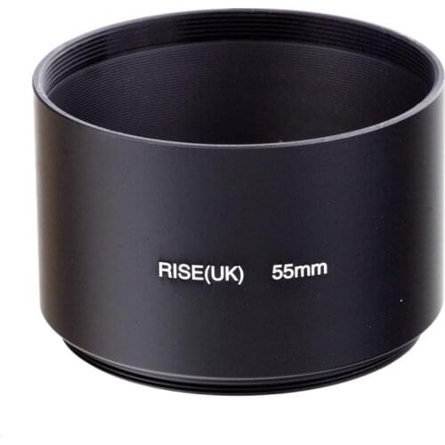55mm Professional Telephoto Metal Lens Hood for Canon Nikon Sony Leica Olympus Pentax